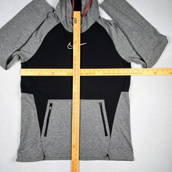Nike Men's Large Therma- FIT Pullover Training Hoodie (Black/Grey) DD2112-010 - Picture 10 of 10